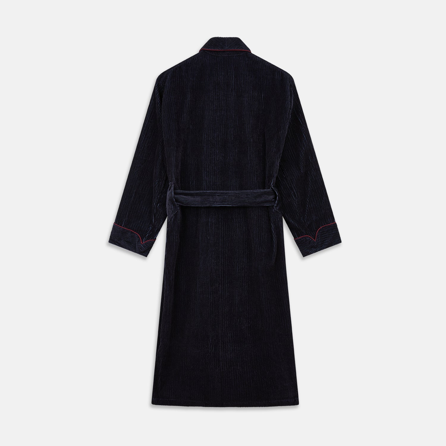 View 6 of product Navy Linen & Cotton Cord Gown