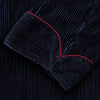 View 4 of product Navy Linen & Cotton Cord Gown