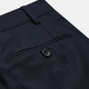 View 2 of product Navy Wool Pleated Jasper Trouser