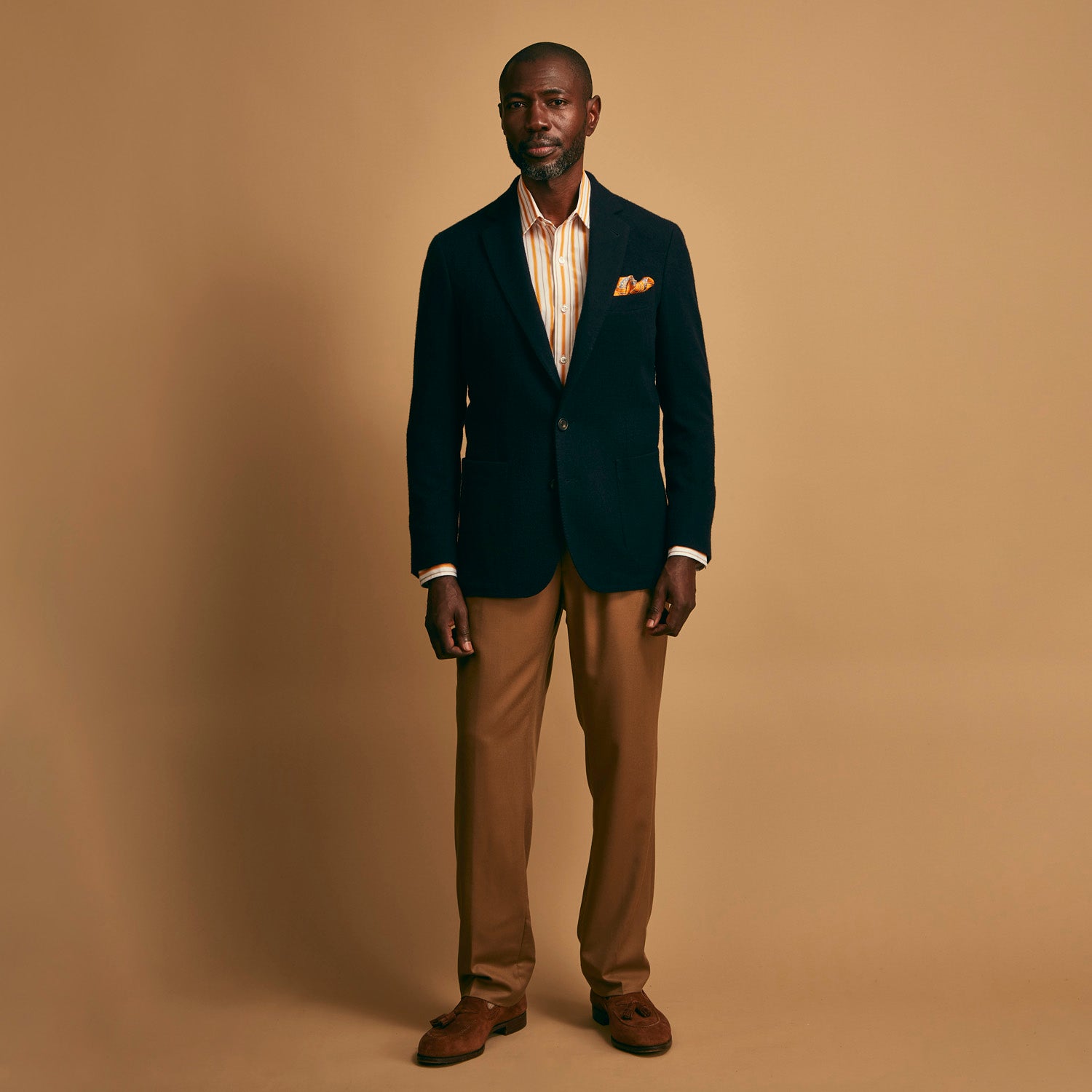 View 5 of product Navy Cashmere Bern Blazer