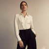 View 4 of product Turnbull and The Deck Cream Silk Romantic Shirt