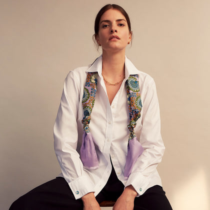 Turnbull and The Deck White Cotton Traditionalist Shirt Image 6