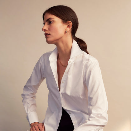 Turnbull and The Deck White Cotton Traditionalist Shirt Image 8
