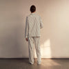 View 8 of product Black & White Stripe Harriet Women’s Pyjama Set