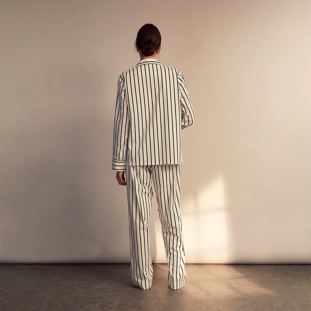 Black & White Stripe Harriet Women’s Pyjama Set