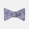 Pale Blue Multi Floral Silk Bow Tie