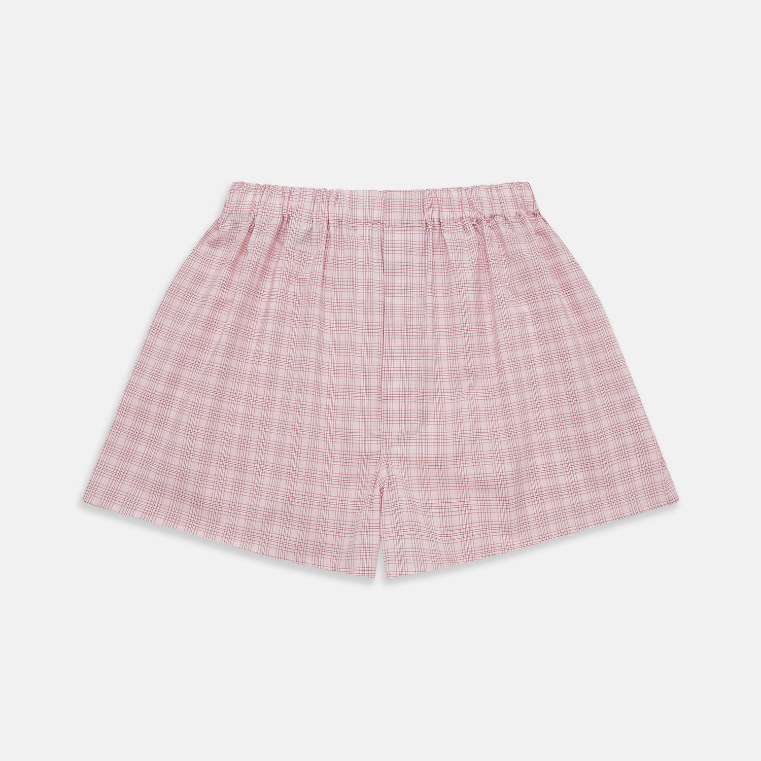 View 1 of product Pink Multi Check Cotton Godfrey Boxer Shorts