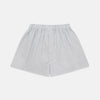 View 1 of product White and Blue Check Cotton Godfrey Boxer Shorts