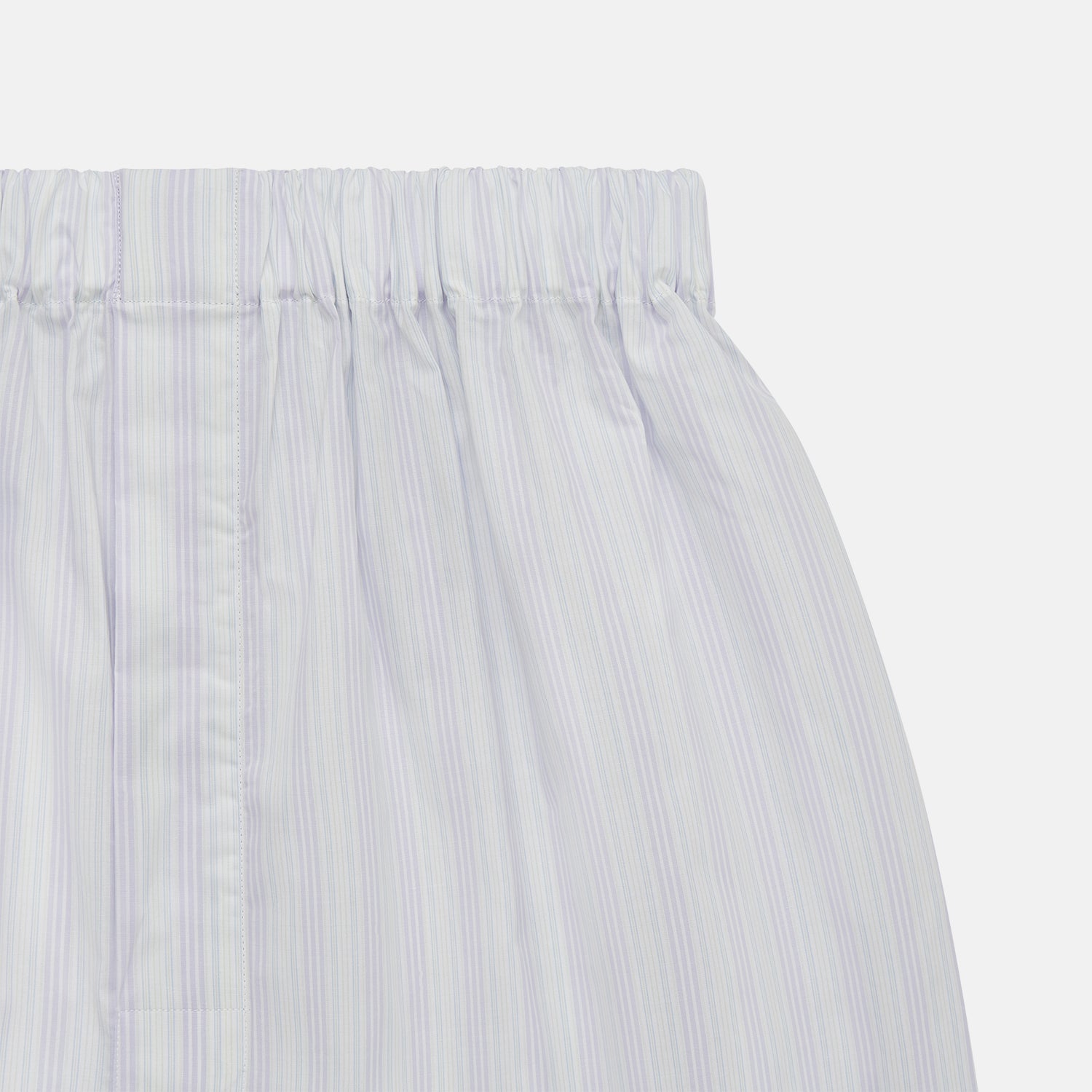 View 2 of product Purple Multi Striped Cotton Godfrey Boxer Shorts
