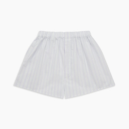 Purple Multi Striped Cotton Godfrey Boxer Shorts Image 2