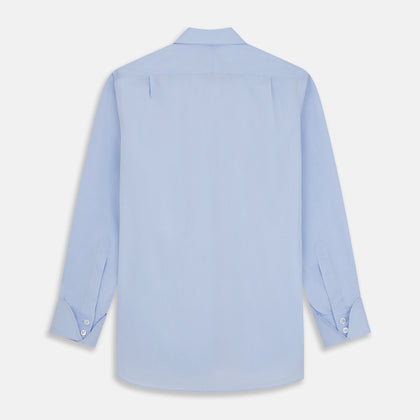 DR. NO Pale Blue West Indian Sea Island Cotton Shirt with DR. NO Collar and Cuff As Seen on James Bond Image 4