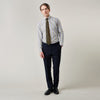View 1 of product Yellow and Blue Fancy Check Regular Fit Shirt with T&A Collar