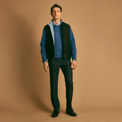 Dark Green Anderson Reversible Gilet Image 6