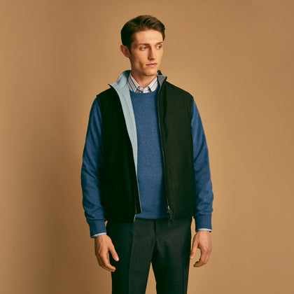 Dark Green Anderson Reversible Gilet Image 2