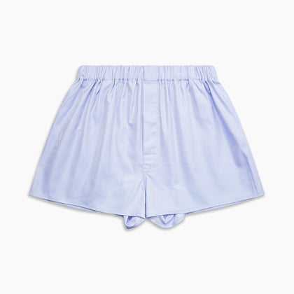 Blue Sea Island Quality Cotton Twill Boxer Shorts Image 2