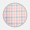 Blue and Pink Multi Check Cotton Fabric