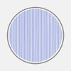 View 1 of product Blue Fine Bengal Stripe Sea Island Quality Cotton Fabric