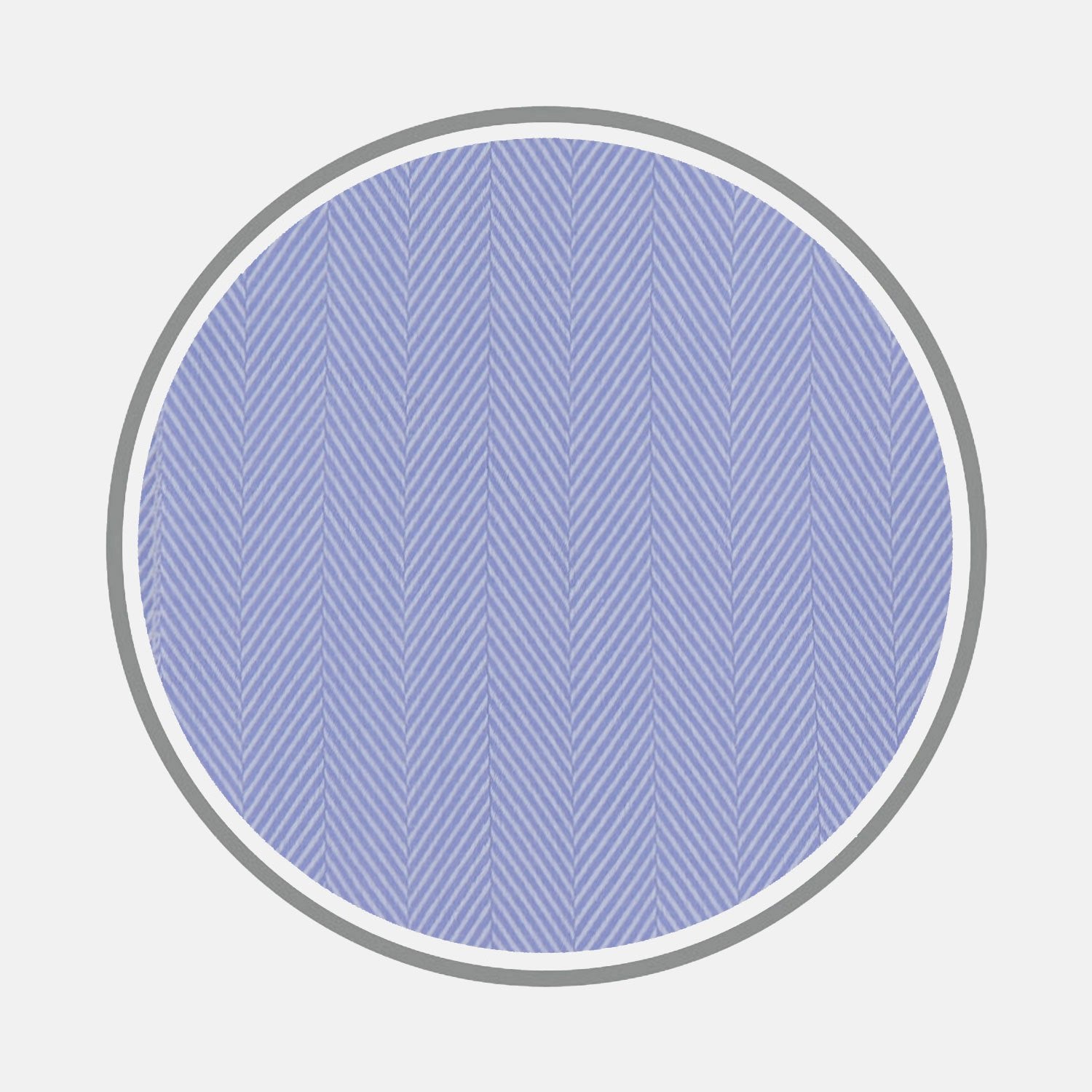 View 1 of product Blue Herringbone Sea Island Quality Cotton Fabric