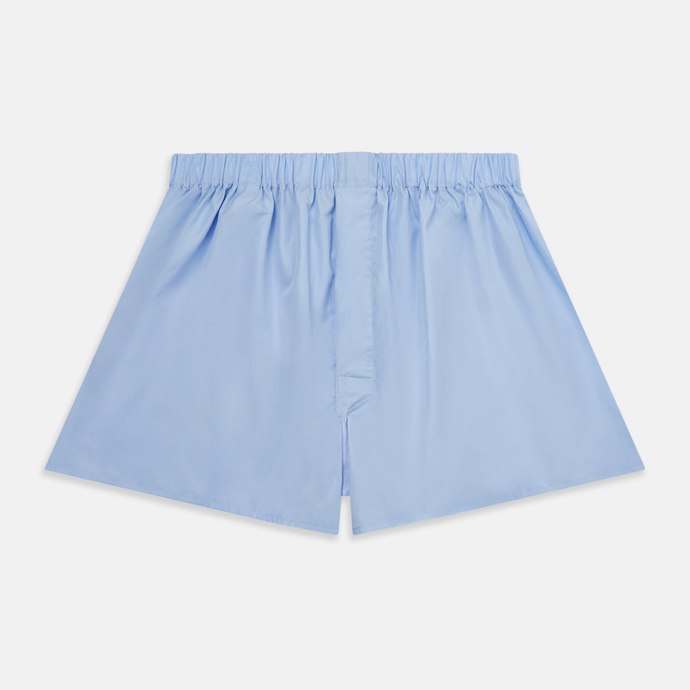 Blue Two-Fold 200 Cotton Boxer Shorts