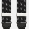 Black & White Small Spot Adjustable Silk Braces