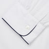 View 3 of product White Piped Cotton Nightshirt