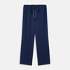 View 6 of product Navy Piped Silk Pyjama Set