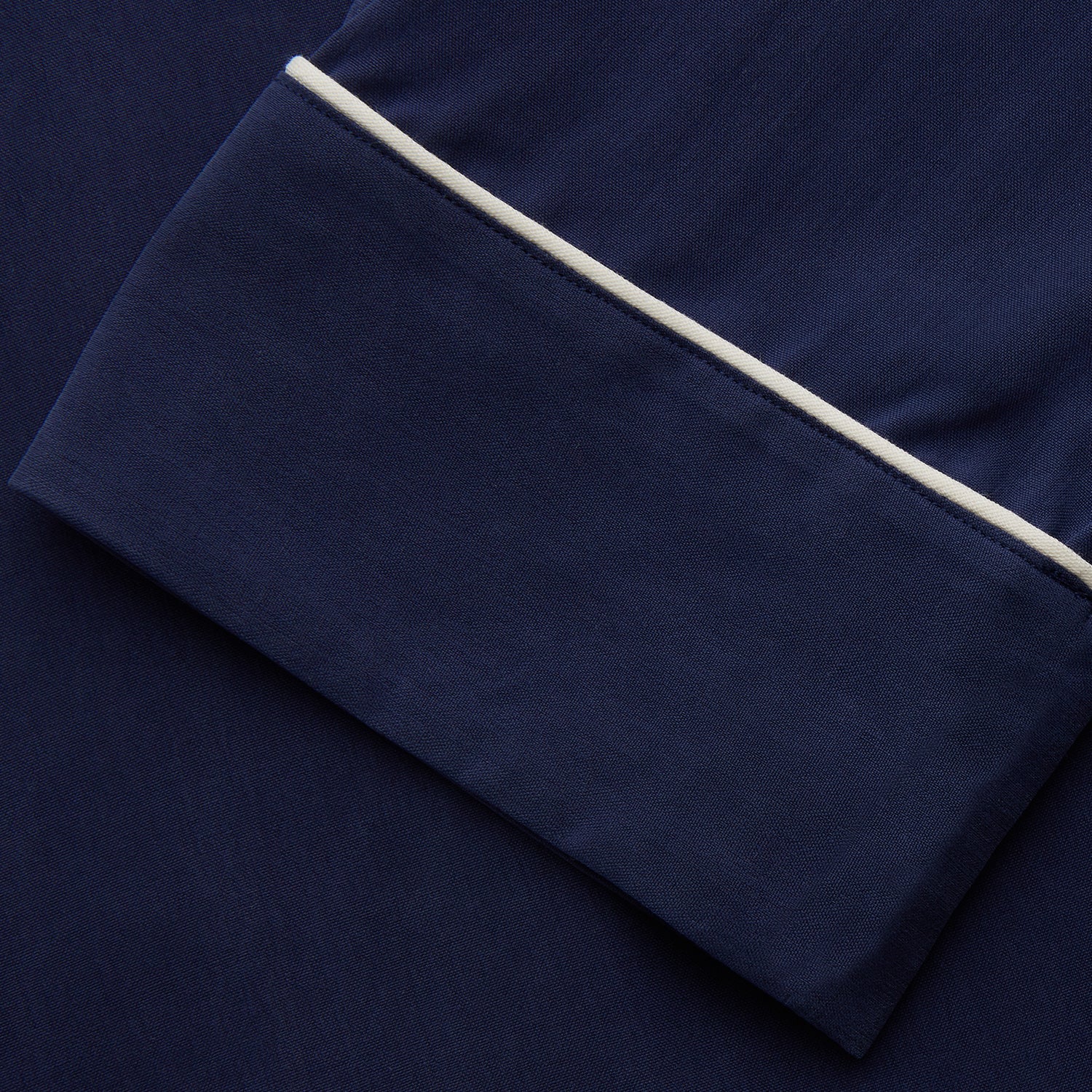 View 4 of product Women's Harriet Navy Silk Pyjama Set