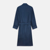 View 5 of product Navy Piped Silk Spot Gown