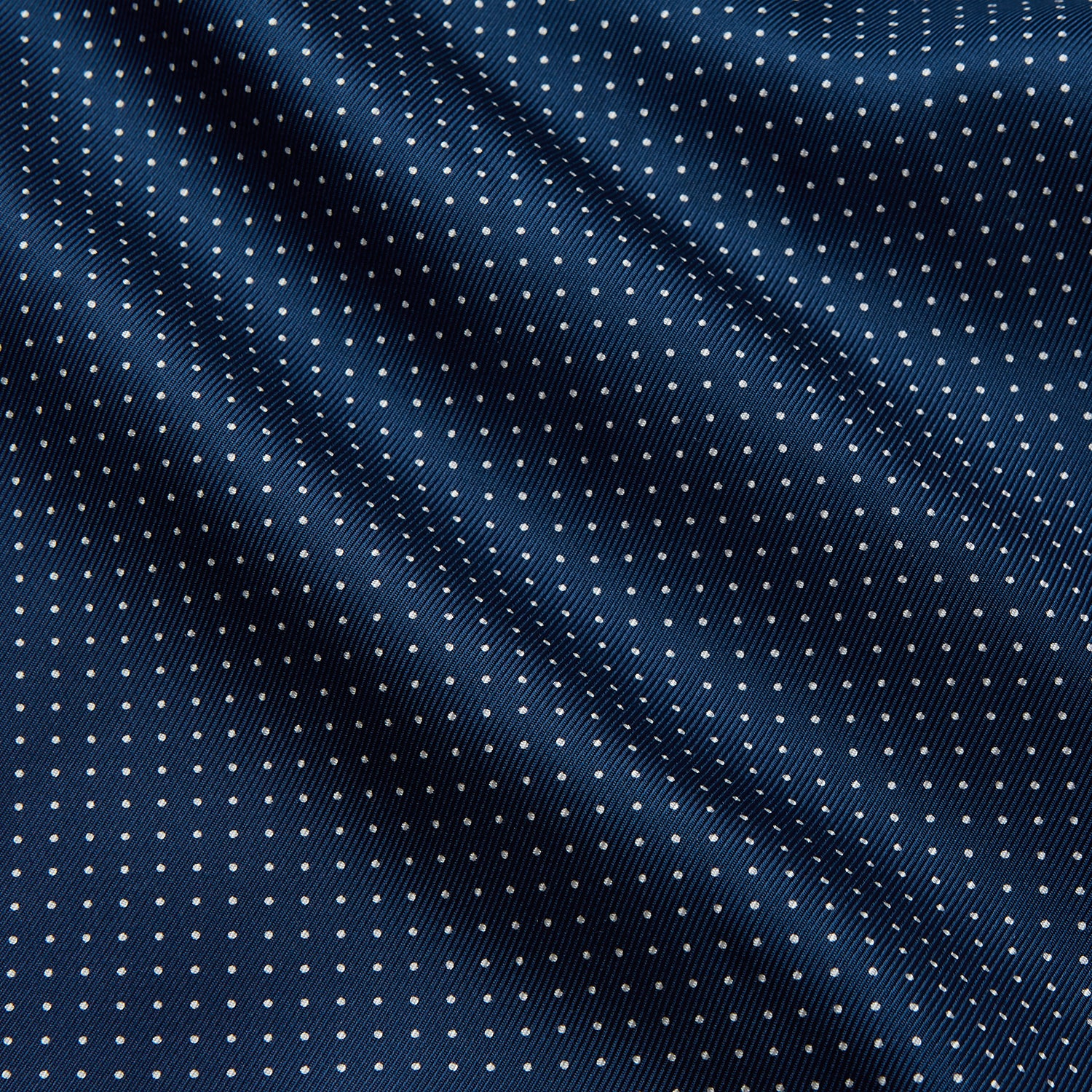 View 4 of product Navy Piped Silk Spot Gown