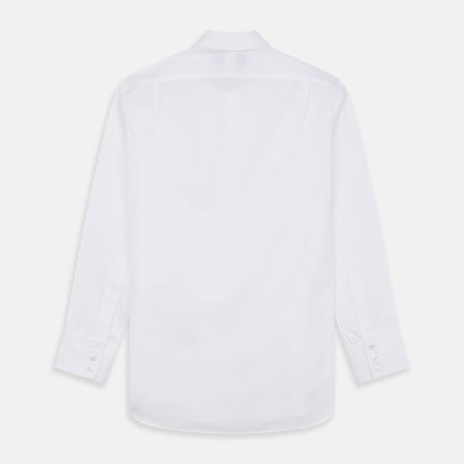 White Organic Cotton Regular Fit Mayfair Shirt Image 4
