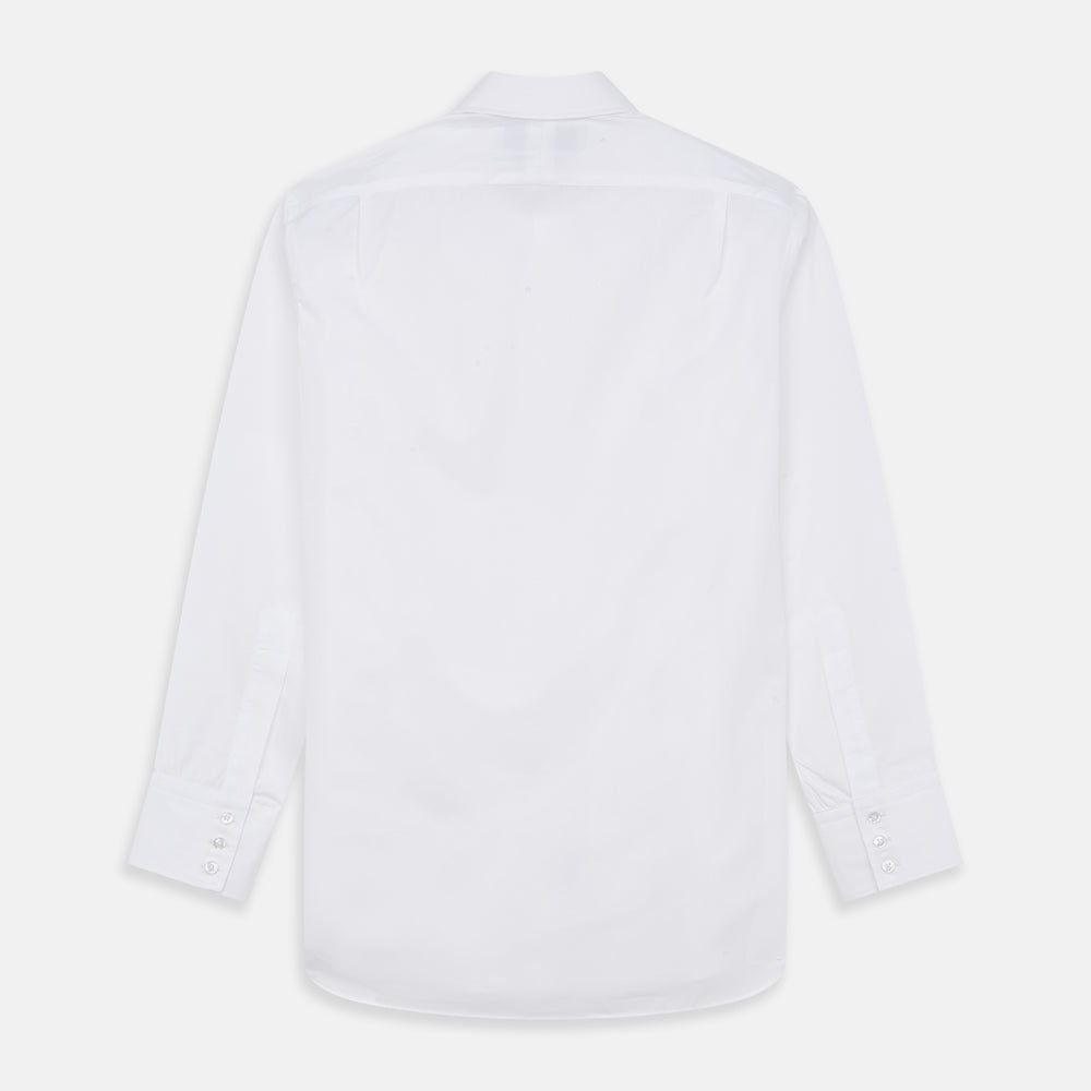 White Organic Cotton Regular Fit Mayfair Shirt