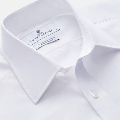 White Organic Cotton Regular Fit Mayfair Shirt Image 1