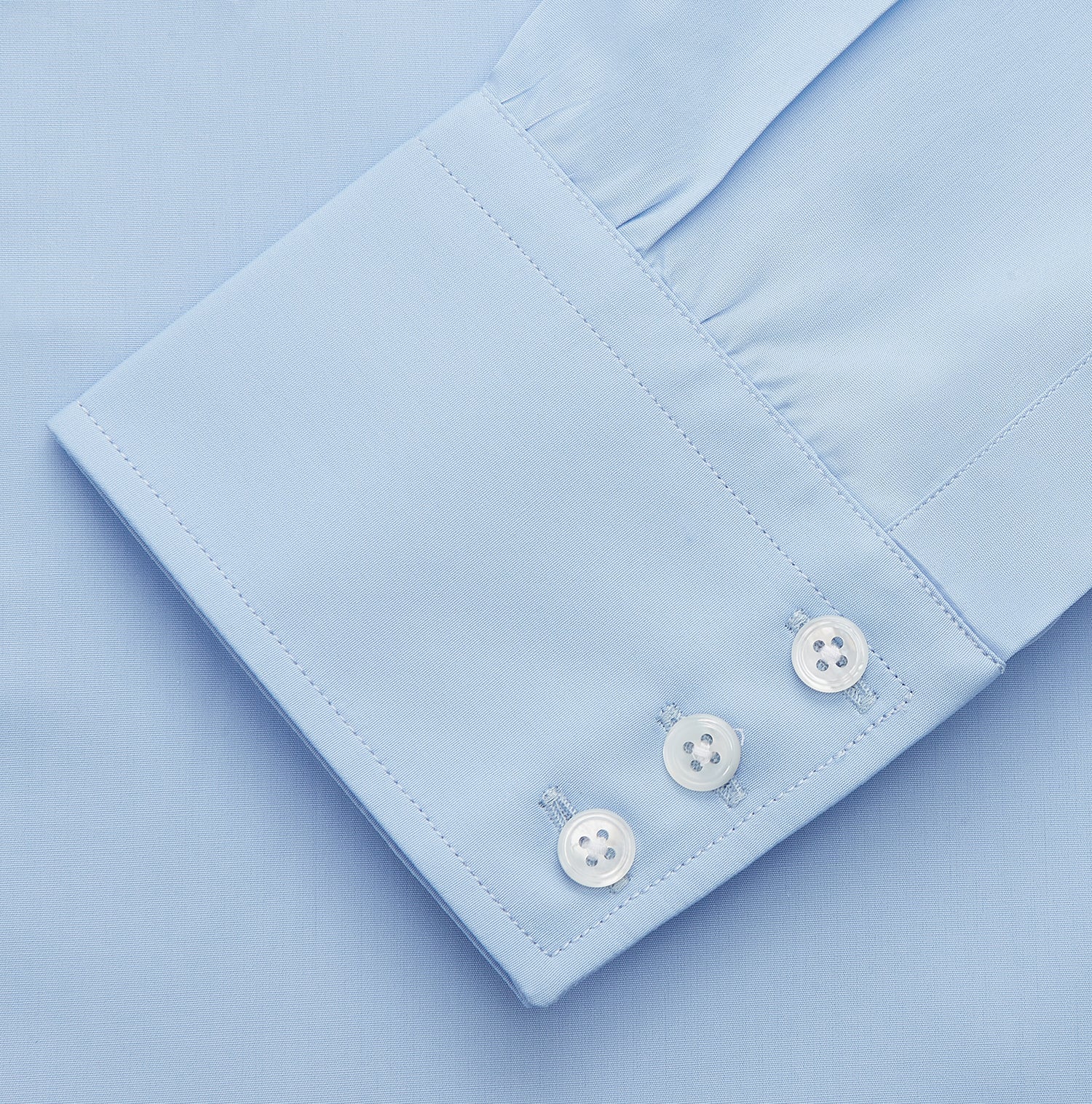 View 3 of product Pale Blue Organic Cotton Regular Fit Mayfair Shirt
