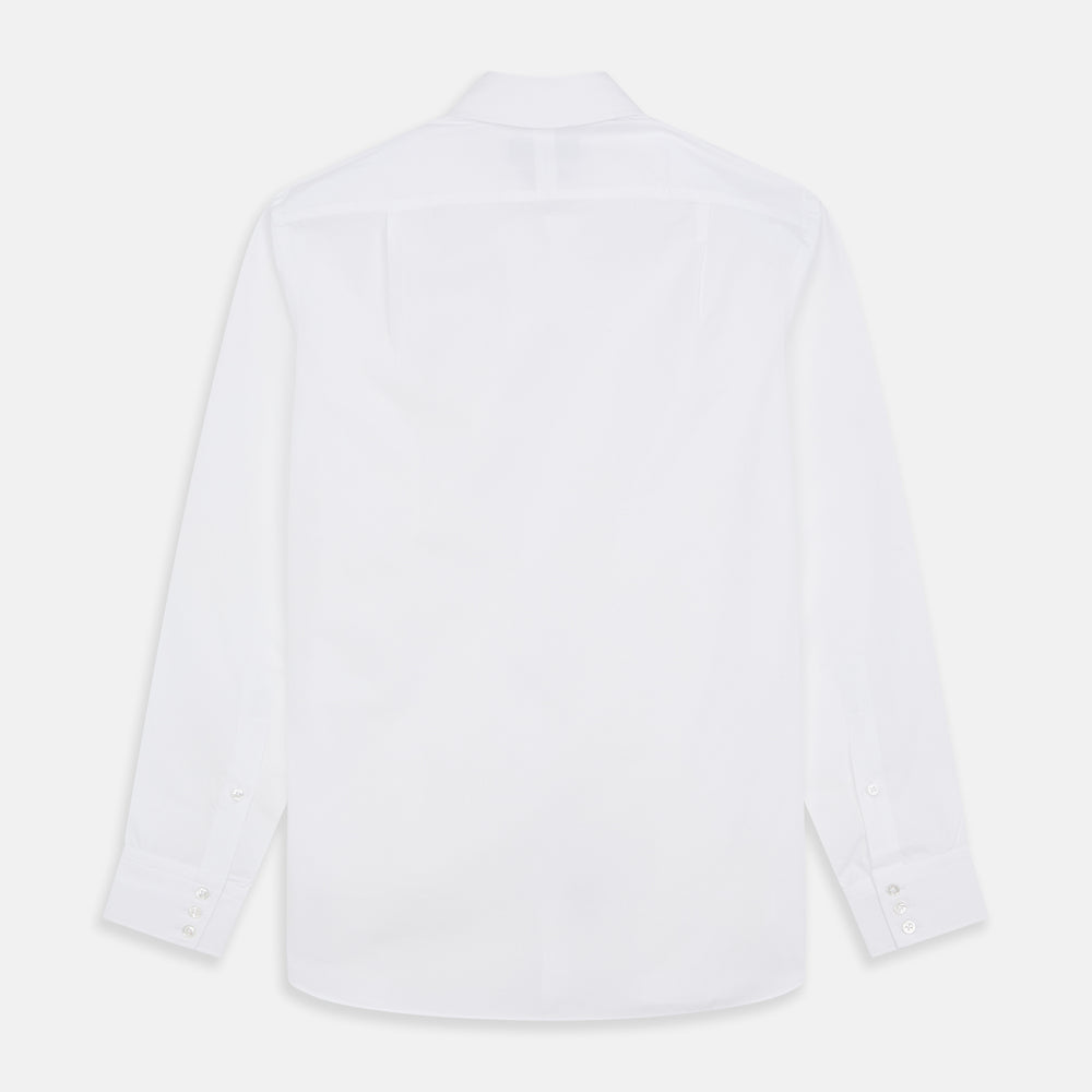 White Organic Cotton Tailored Fit Hove Shirt