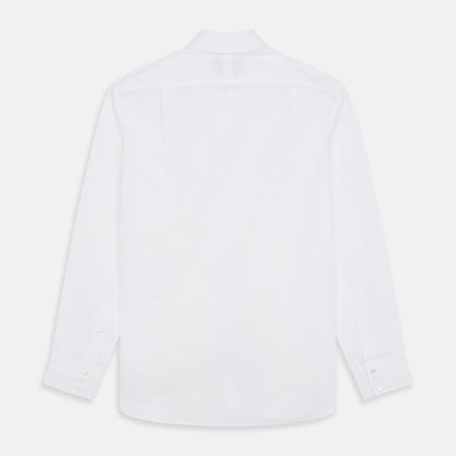 White Organic Cotton Tailored Fit Hove Shirt Image 4