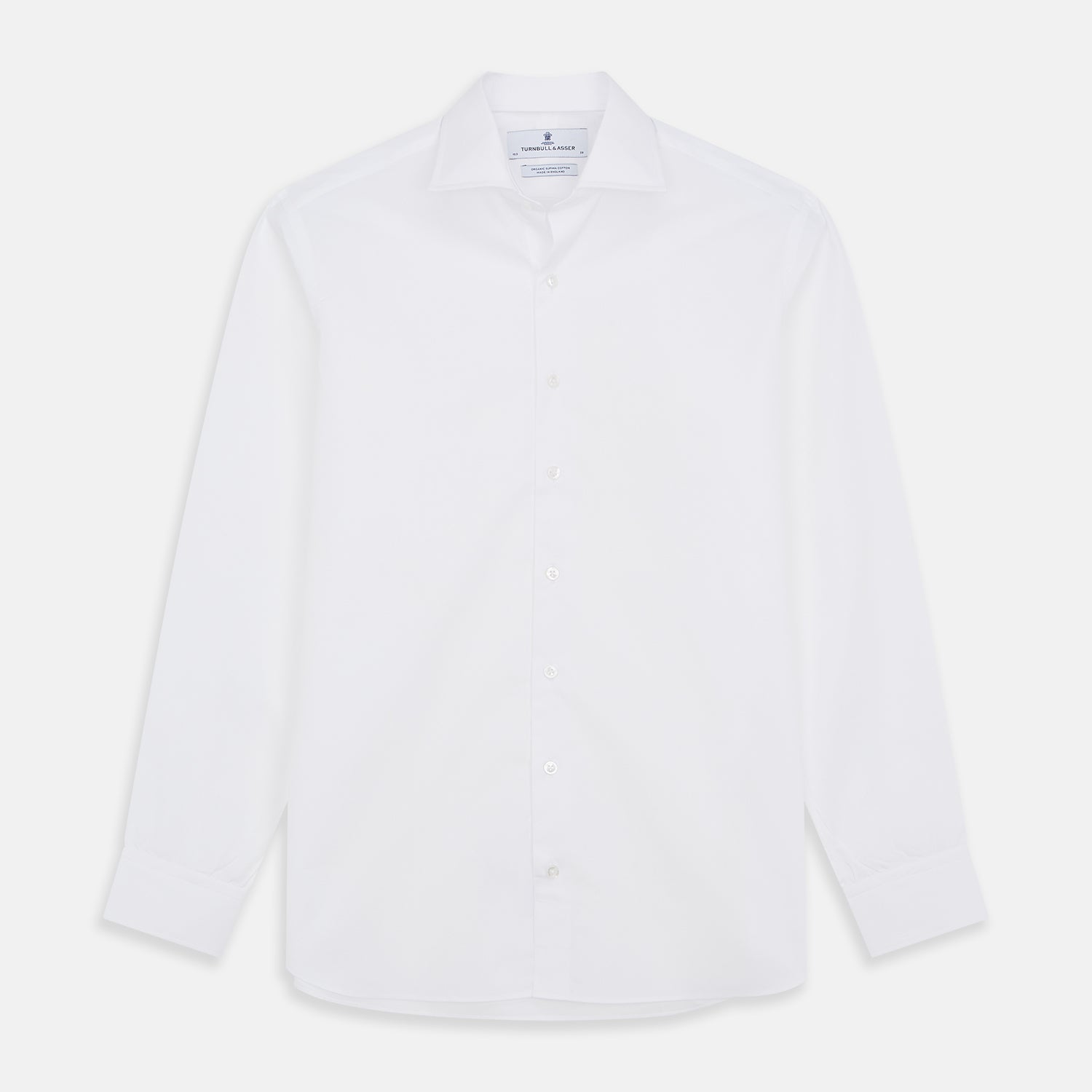 View 1 of product White Organic Cotton Tailored Fit Hove Shirt