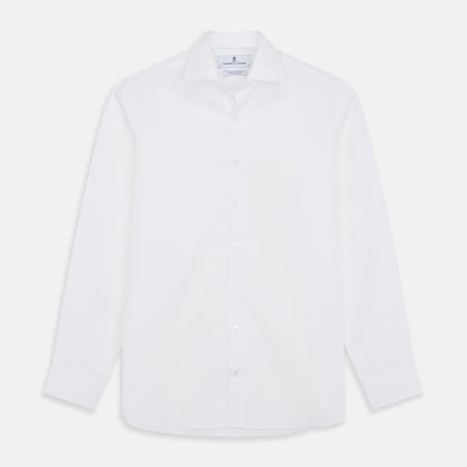 White Organic Cotton Tailored Fit Hove Shirt