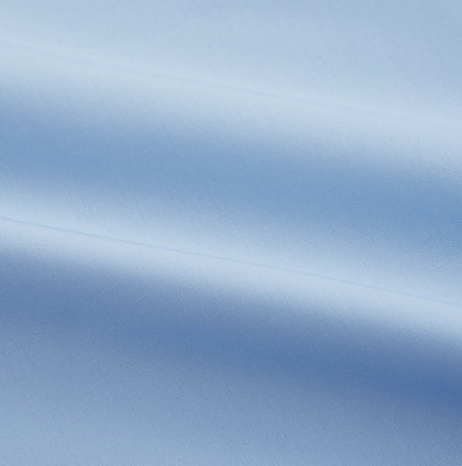 Pale Blue Organic Cotton Tailored Fit Hove Shirt Image 3