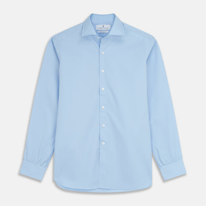 Pale Blue Organic Cotton Tailored Fit Hove Shirt