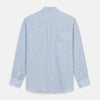 View 5 of product Blue Weekend Fit Cotton-Cashmere Finch Shirt With Derby Collar And Chest Pocket