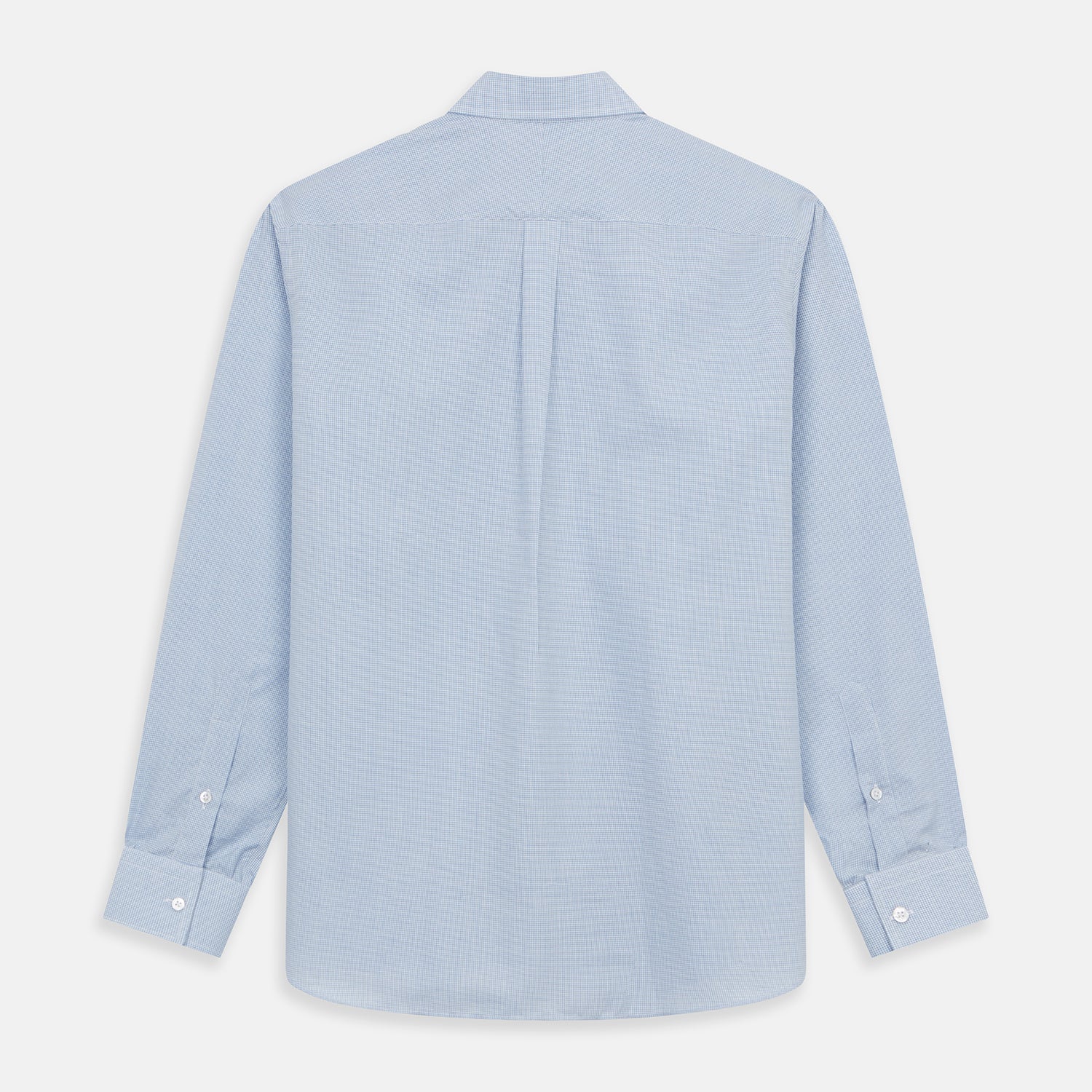 View 5 of product Blue Weekend Fit Cotton-Cashmere Finch Shirt With Derby Collar And Chest Pocket