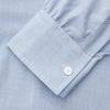 View 3 of product Blue Weekend Fit Cotton-Cashmere Finch Shirt With Derby Collar And Chest Pocket