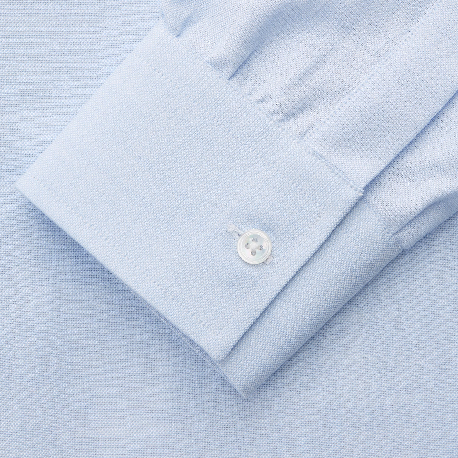Plain Blue Weekend Fit Chambray Finch Shirt With Derby Collar And Chest Pocket