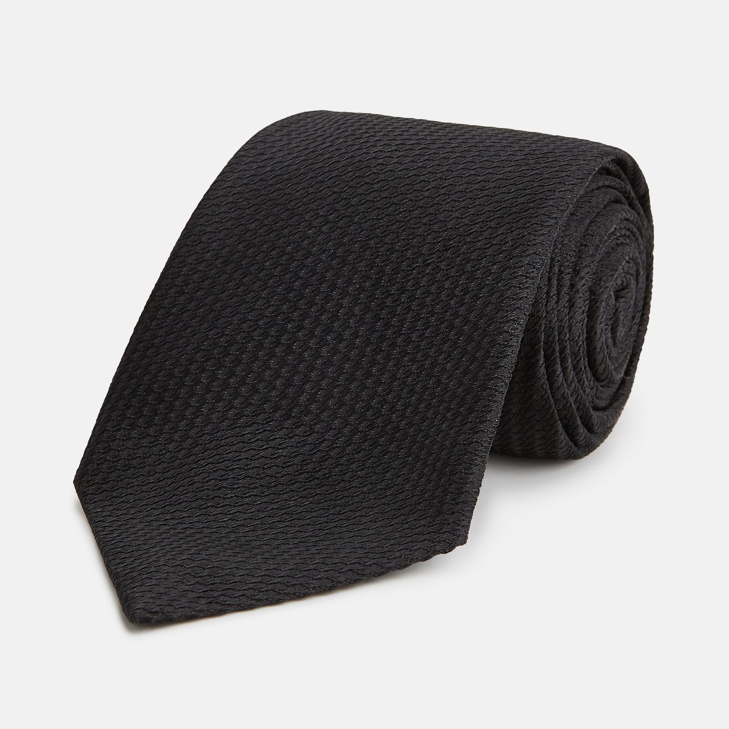 Black Lace Silk Tie