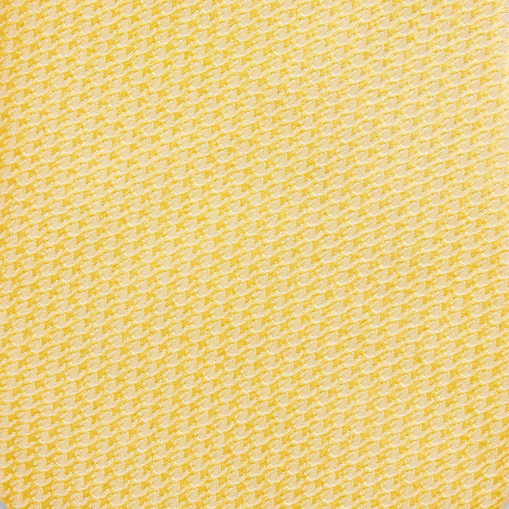 Yellow Lace Silk Tie