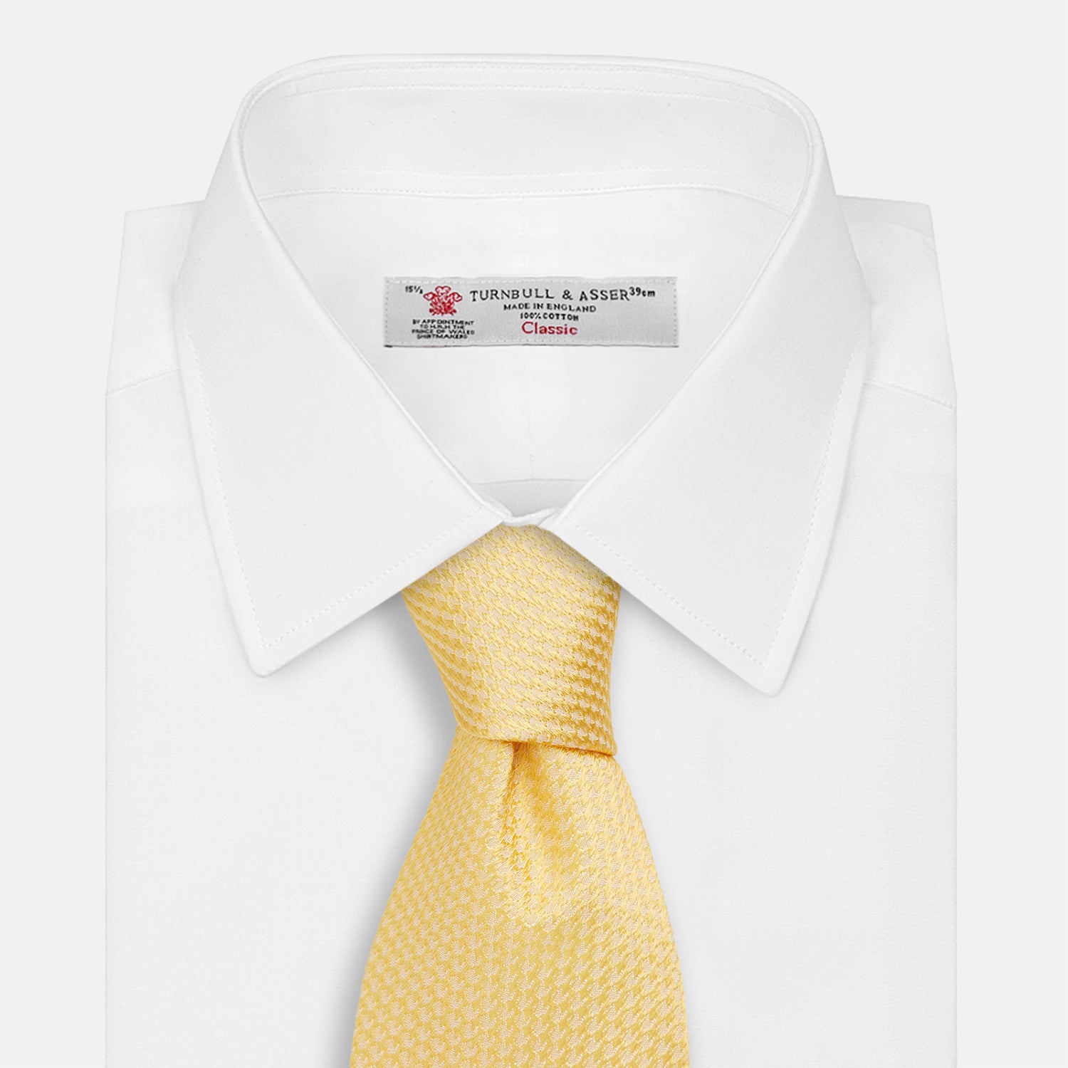Yellow Lace Silk Tie