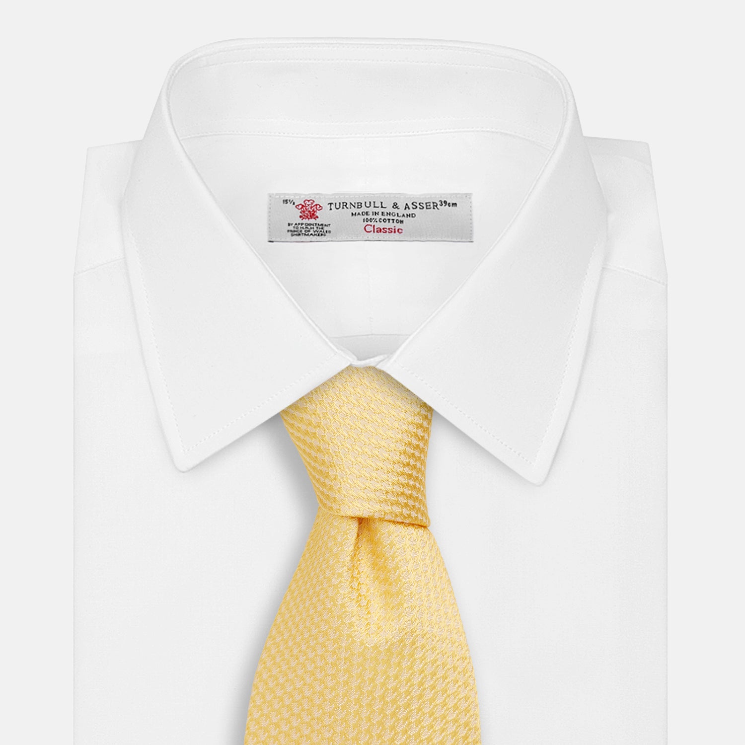 View 2 of product Yellow Lace Silk Tie