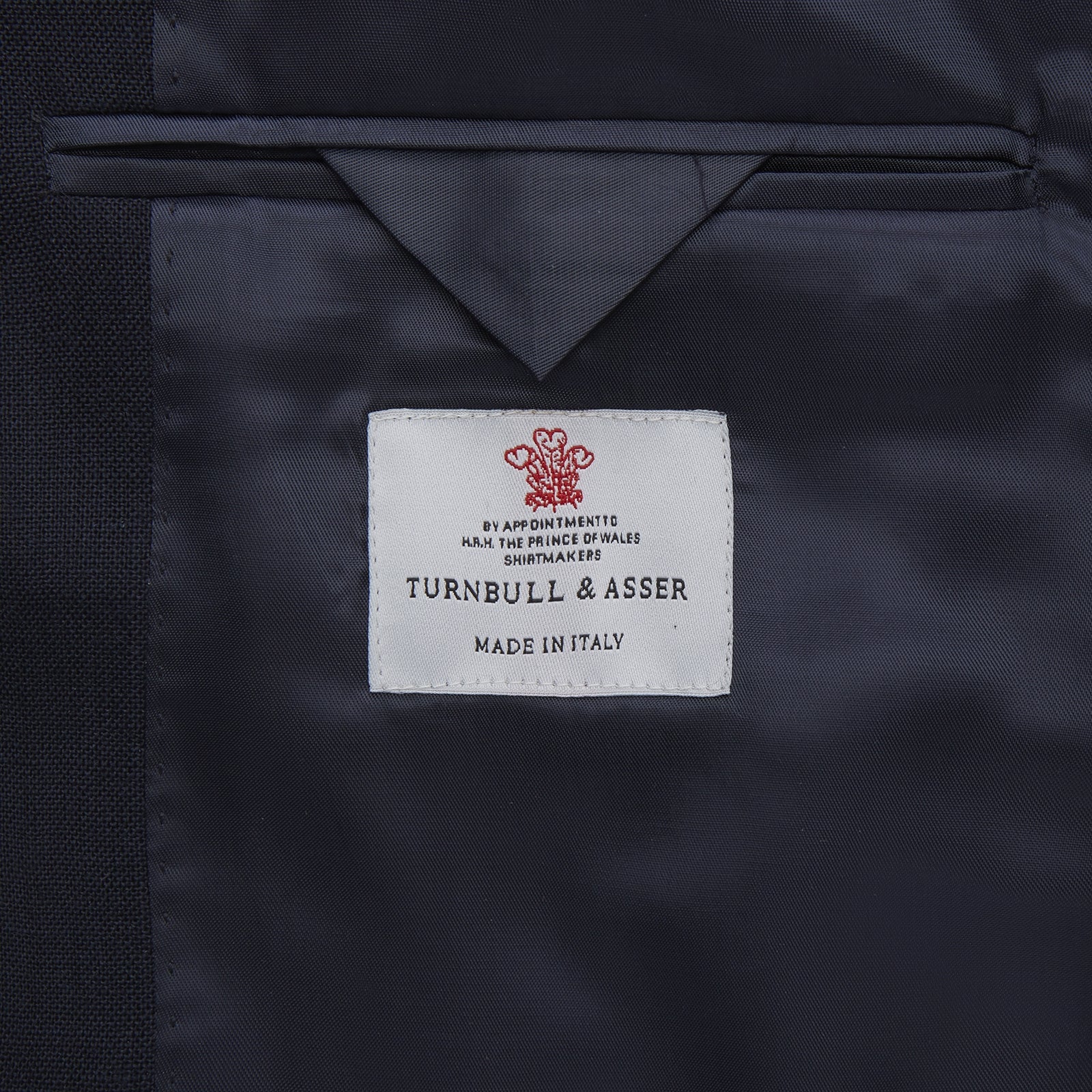 View 2 of product Navy Lightweight Wool Hopsack Traveller Jacket