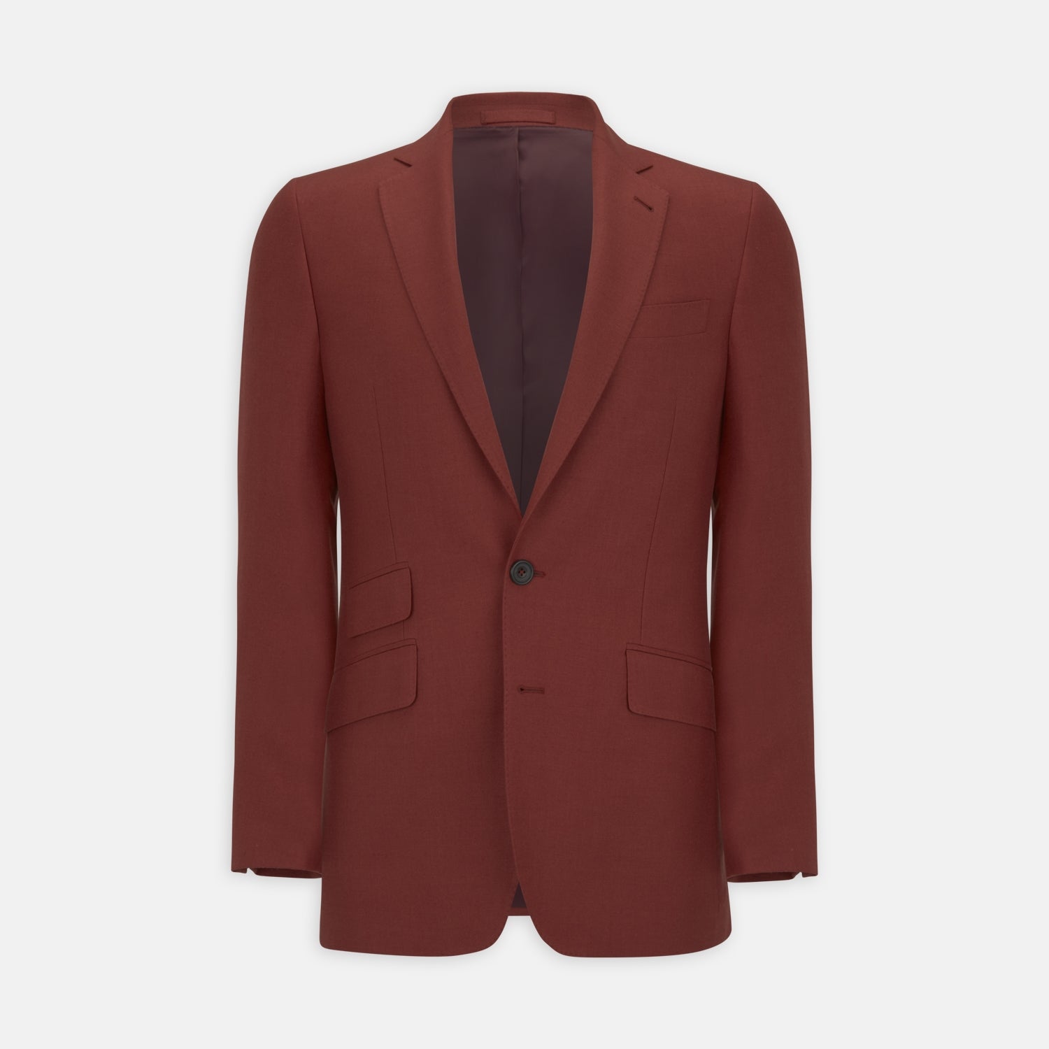 View 1 of product Rust Lightweight Wool, Silk and Linen Jacket