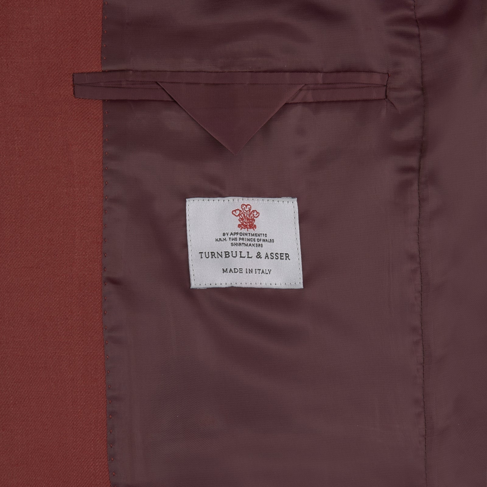 View 2 of product Rust Lightweight Wool, Silk and Linen Jacket